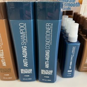 Brazilian Blowout Anti-Aging Shampoo & Conditioner incl. Correct & Prevent Spray